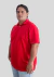 Camisa Polo Masculina Plus Size - Vermelho - comprar online
