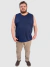 Regata Masculina Básica Plus Size - Marinho na internet