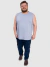 Regata Masculina Básica Plus Size - Cinza - BENSMAT | Compre Roupas Online com Desconto