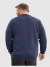Blusa Moletom Gola Careca Plus Size Masculino - Marinho - BENSMAT | Compre Roupas Online com Desconto