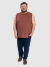 Regata Masculina Básica Plus Size - Marrom - BENSMAT | Compre Roupas Online com Desconto