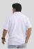 Camisa Polo Masculina Plus Size - Branco na internet