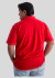 Camisa Polo Masculina Plus Size - Vermelho na internet