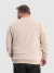 Blusa Moletom Gola Careca Plus Size Masculino - Caqui - BENSMAT | Compre Roupas Online com Desconto