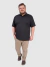 Camisa Polo Plus Size Masculino Piquet - Preto na internet