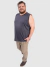 Regata Masculina Básica Plus Size - Chumbo - BENSMAT | Compre Roupas Online com Desconto