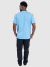 Camiseta Masculina Algodão - Celeste na internet