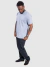 Camiseta Masculina Algodão - Cinza na internet