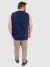 Regata Masculina Básica Plus Size - Marinho - BENSMAT | Compre Roupas Online com Desconto