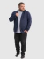 Casaco Moletom Zíper Plus Size Masculino - Marinho na internet