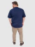 Camiseta Masculina Básica Plus Size - Marinho - BENSMAT | Compre Roupas Online com Desconto