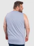 Regata Masculina Básica Plus Size - Cinza na internet