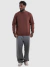 Blusa Moletom Gola Careca Masculino - Marrom na internet