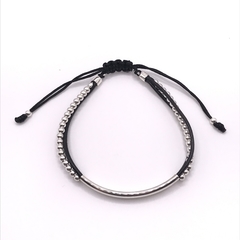 Pulsera Piel Tejida Plata .925 SAMAR06B en internet