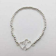 Pulsera Curved Hearts
