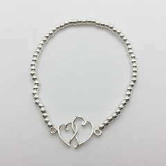 Pulsera Curved Hearts
