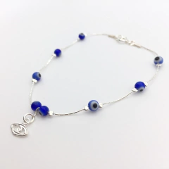 Pulsera Ojo y ojos turcos SALX04 en internet