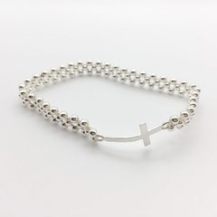 Pulsera Tejida Cruz