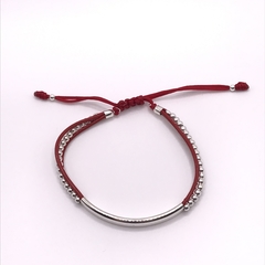 Pulsera Piel Tejida Plata .925 SAMAR06R - comprar en línea