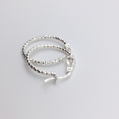 Arracadas Diamond Cut mediano - comprar en línea