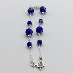 Pulsera Mano de Fátima y ojos turcos SALX05 - Silveralia925 by 1925