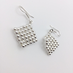 Arete tejido Diamond - Silveralia925 by 1925