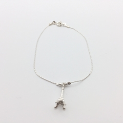 Pulsera Tour Eiffel cadena cola de rata SALX07 - comprar en línea