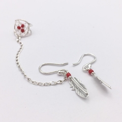 Aretes Atrapasueños Red