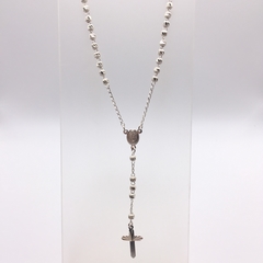 Rosario Collar Diamond Cut Chico Plata .925 SAMA07 - comprar en línea