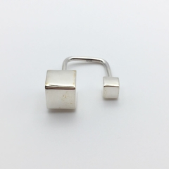 Anillo Cubo Plata .925 en internet