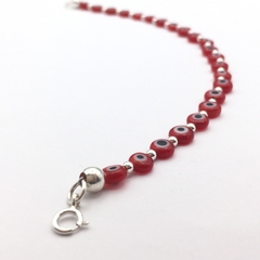 Pulsera ojos turcos red plana SAOM04 - tienda en línea