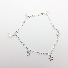 Tobillera Mariposa Plata .925 - comprar en línea