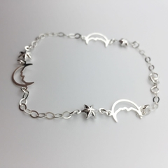 Tobillera Moons & Stars - Silveralia925 by 1925