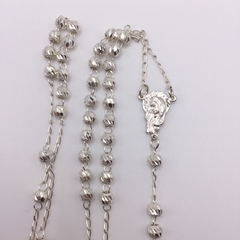 Rosario Diamond Cut Plata .925 SAMA10 en internet