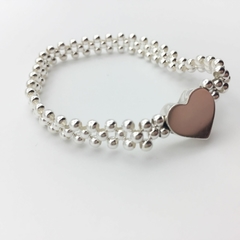 Pulsera Tejida Heart
