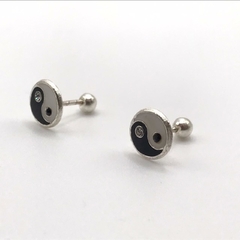 Aretes Yin-Yang mini SALQ05
