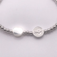 Pulsera San Benito Disco Plata .925 SAMAR05 - Silveralia925 by 1925