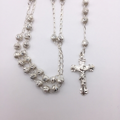 Rosario Diamond Cut Plata .925 SAMA10 - Silveralia925 by 1925