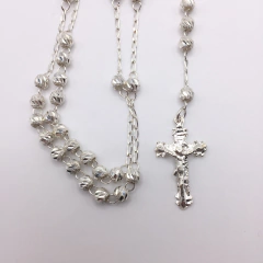 Rosario Diamond Cut Plata .925 SAMA10 - Silveralia925 by 1925