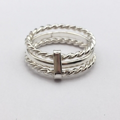 Anillo torzal triple - comprar en línea