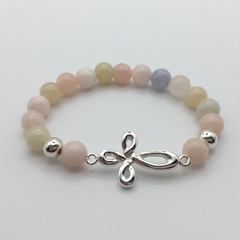 Pulsera Stone Infinity Plata .925