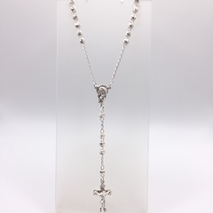 Rosario Diamond Cut Plata .925 SAMA10