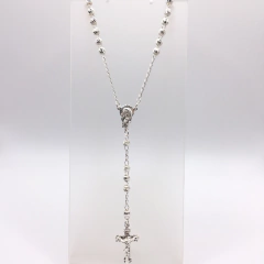 Rosario Diamond Cut Plata .925 SAMA10