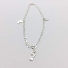 Tobillera de la suerte Lucky Charms Plata .925 SALX03 - Silveralia925 by 1925