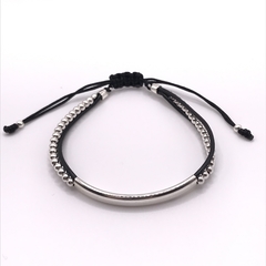 Pulsera Piel Tejida Plata .925 SAMAR06B - comprar en línea