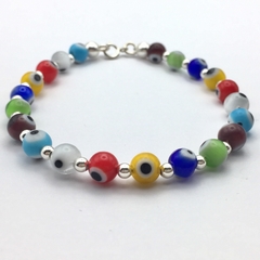 Pulsera ojos turcos multicolor en internet