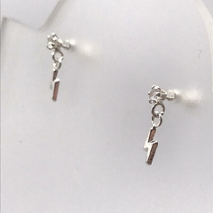 Aretes Chained Thunderbolt SALQ02 - Silveralia925 by 1925