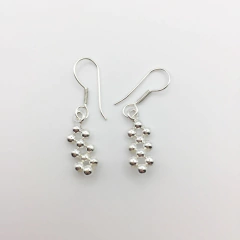 Arete tejido oval - comprar en línea
