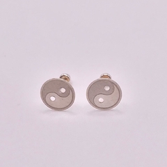 Aretes Yin-Yang Plata SALQ09