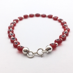 Pulsera ojos turcos red plana SAOM04 en internet